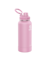 Takeya Actives 32oz Insulated Stainless Steel Water Bottle With Insulated Spout Lid In Pink Lavender