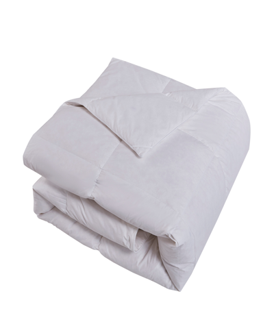 Farm To Home 95% Feather/5% Down All Season Cotton Comforter, Full/queen In White