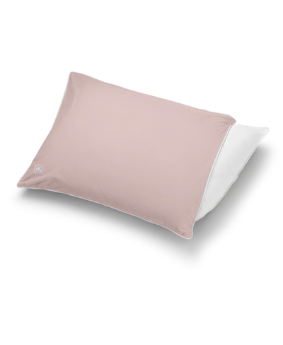 Pillow Gal Pink Cotton Percale Pillow Protectors- Standard