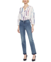 Nydj Released Hem Straight Leg Jeans In Blue