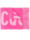 Jacquemus L'écharpe Jacqu-print 37x190cm Scarf In Pink