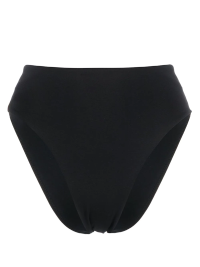 St. Agni ‘90s High Waist Bikini Bottoms - Women's - Spandex/elastane/polyamide In Black