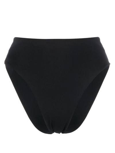 St Agni X Ziah ‘90s High-waist Bikini Bottoms - Women's - Spandex/elastane/polyamide In Black