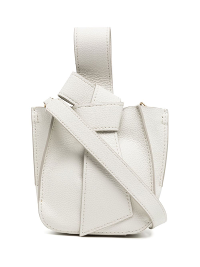 Zac Zac Posen Anthea Leather Wrist Bag In White