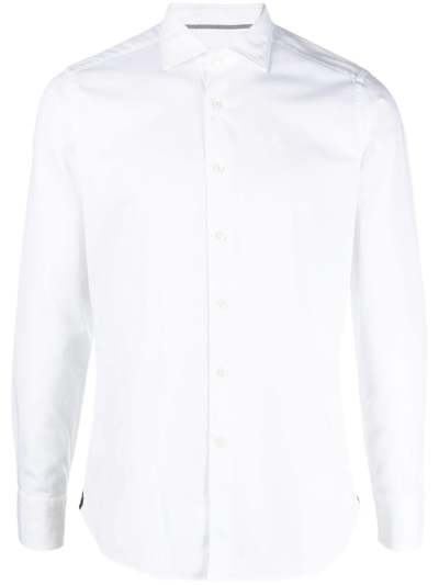 Tintoria Mattei Long-sleeve Classic Shirt In White