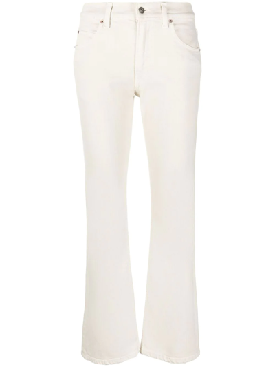 Haikure Mid-rise Bootcut Jeans In Neutrals