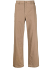 Norse Projects Aros Heavy Straight-leg Organic Cotton Trousers In Neutrals