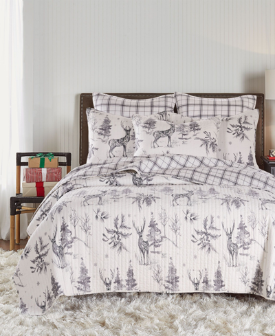 LEVTEX SLEIGH BELLS QUILT, FULL/QUEEN