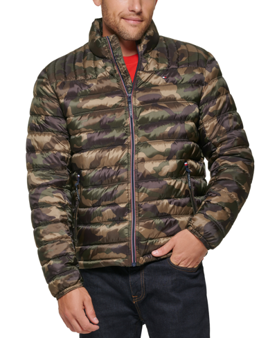 Tommy Hilfiger Men's Packable Quilted Puffer Jacket In Camouflage