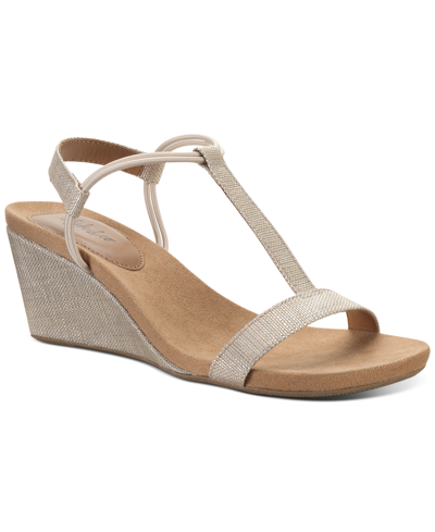 Macy's silver wedge sandals deals