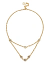 BEN-AMUN GOLD-PLATED LAYERED CHAIN NECKLACE