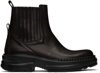 SOLID HOMME TACTICAL CHELSEA BOOTS