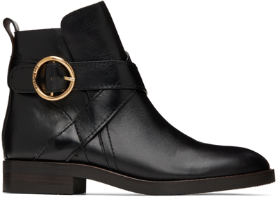 See By Chloé Ankle Boots In Black