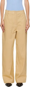 Anna Quan Tan Joseph Trousers In Clay