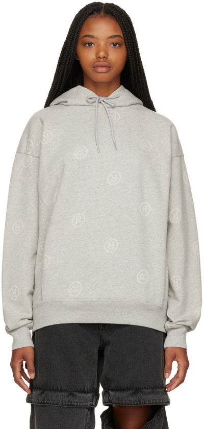 Martine Rose Gray Classic Hoodie In Grmarl Grey Marl Wit
