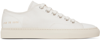 Common Projects White Tournament Low Sneakers In 0506 White