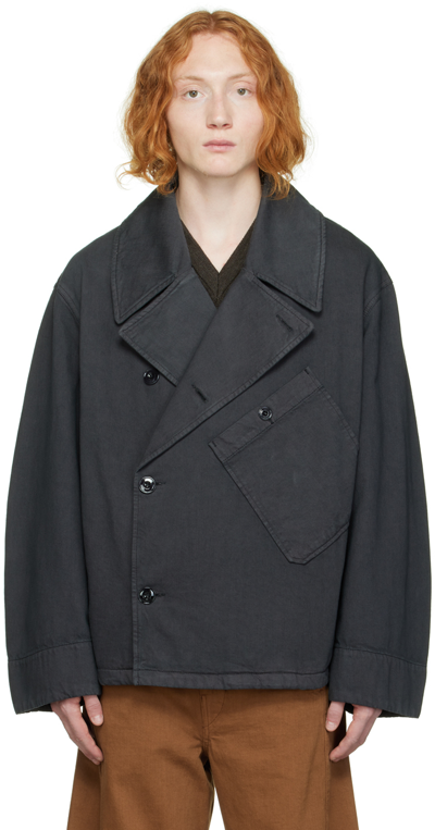 Lemaire Gray Dispatch Jacket In Grey | ModeSens