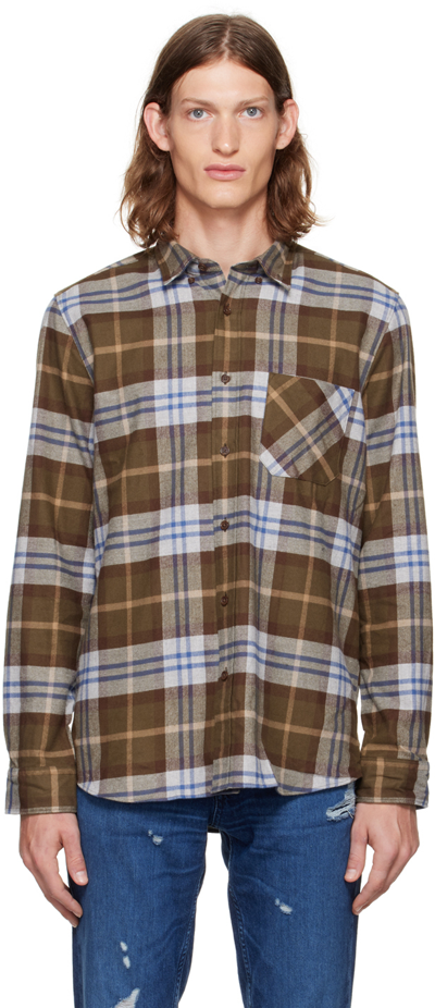 Hugo Boss Green Ermann Shirt In 303 Dark Green
