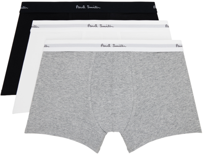 Paul Smith Three-pack Multicolor Long Boxers In 2a Multicolour