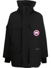 Canada Goose Mens Black Expedition High-neck Shell-down Parka Jacket Xl In Black