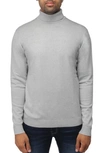 X-ray Turtleneck Pullover Sweater In Heather Grey