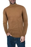 X-ray Turtleneck Pullover Sweater In British Khaki