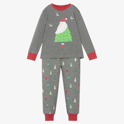 Boboli Kids' Grey Festive Jersey Pyjamas