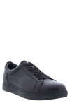Zanzara Vester Leather Low Top Sneaker In Black