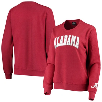 Colosseum Crimson Alabama Crimson Tide Campanile Pullover Sweatshirt