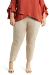 Vince Camuto Faux Suede Leggings In Latte