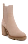 Sam Edelman Women's Rollins Lug-sole High-heel Chelsea Booties Women's Shoes In Sesame Suede