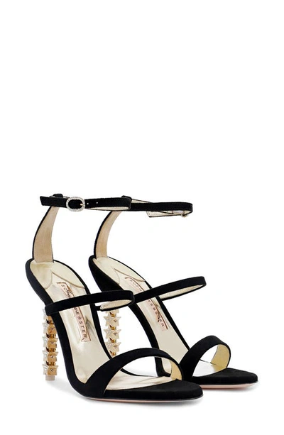 Sophia Webster Rosalind Crystal Star Sandal In Black