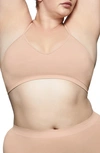 Skims Soft Smoothing Bralette In Clay
