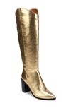 Sarto By Franco Sarto Ticada Knee High Boot In Gold