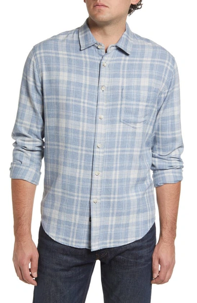 Rails Lennox Relaxed Fit Plaid Button-up Shirt In Crystal Blue Melange