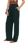 Reformation High-waisted Wide Leg Trousers In Black