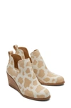 Toms Kallie Wedge Bootie In Brown Brown