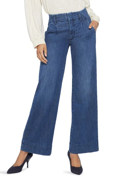 Nydj Mona High Rise Wide Leg Jeans In Reminiscent In Nocolor