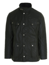 Barbour Duke Waxed Jacket In Green