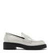 La Canadienne Raven Leather Loafer In Grey