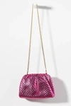 By Anthropologie Metallic Clutch In Pink