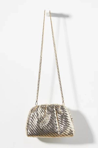 By Anthropologie Metallic Clutch In Gold