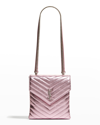 Saint Laurent Ysl Metallic Double-sided Pouch Crossbody Bag