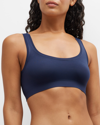 Hanro Touch Feeling Crop Top In Deep Navy