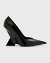 Attico Cheope Pointed Toe Pump In Black