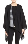 BURBERRY REVERSIBLE MERINO WOOL CAPE,3948408