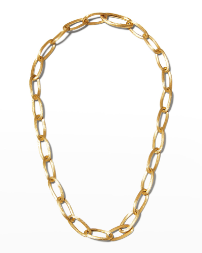 MARCO BICEGO JAIPUR LINK 18K YELLOW GOLD OVAL LINK CONVERTIBLE LARIAT NECKLACE