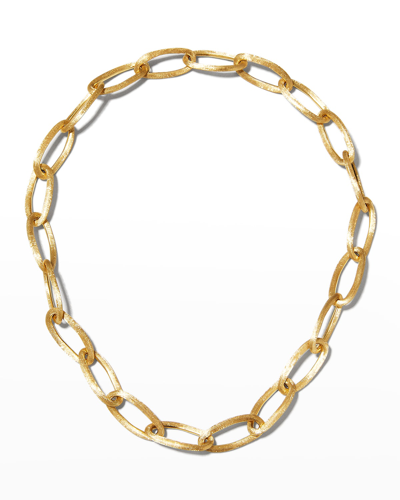 Marco Bicego 18k Yellow Gold Jaipur Link Polished Oval Link Statement Necklace. 17.75