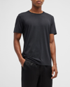 Cdlp Men's Solid Crewneck T-shirt In Black