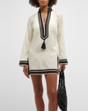 TORY BURCH SOLID TORY TUNIC